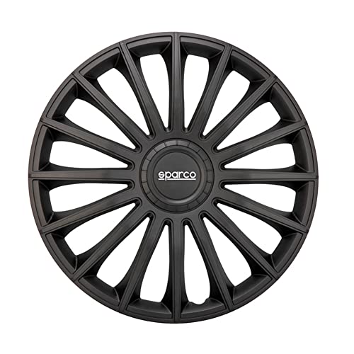 Sparco SPC1392BK Set Wheel Covers Treviso 13-inch Black, Set of 4 - Image 1