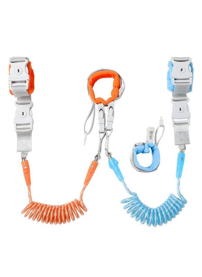 Dr.Meter Upgrade] Anti Lost Wrist Link Dr. Meter 2 In 1 Toddlers Safety Wristband Leash With Key & Lock Dual Length 6.56Ft Kids Walking Harness For Supermarket Mall Airport Amusement Park Zoo Travel  - Image 2