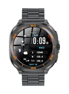 SWISS MILITARY Swiss Military DOM7 Smartwatch 1.43" AMOLED, Bluetooth Calling, Multi Language, Health & Sports Tracking, Wireless Charging, 7 Days Battery, IP67, iOS/Android Compatible, Gun Metal Frame & Strap  - Image 1