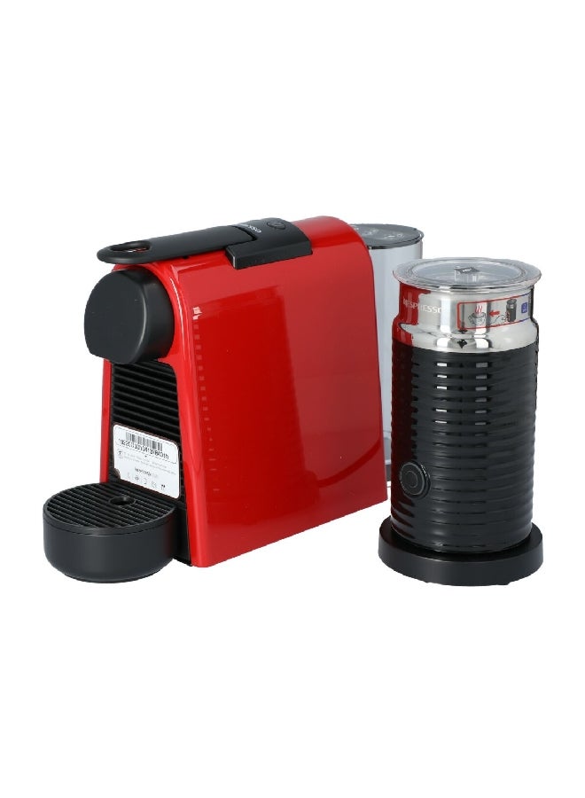 نسبرسو 2 أزرار قابلة للبرمجة Essenza Mini مع Aeroccino 600 ml D30 Red - Image 3