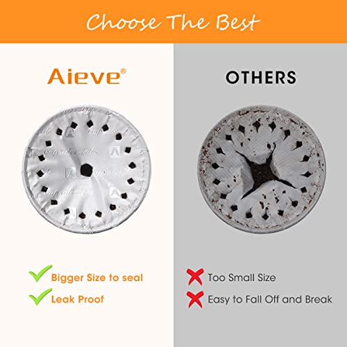 Aieve 120Pcs Aluminum Foil Seals Lid for Reusable Nespresso Pods Vertuo Compatible with Nespresso Refillable Capsule - Image 4