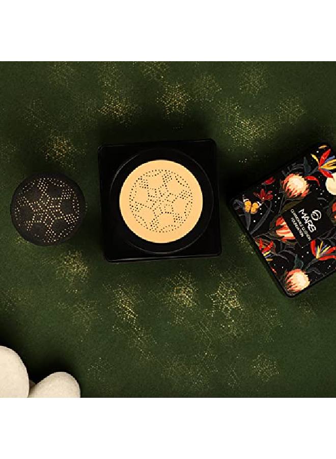 Mars Bb Cream Air Cushion Foundation Korean Mushroom Head Cc Cream Concealer Whitening Tone Foundation (Beige03)  - Image 3