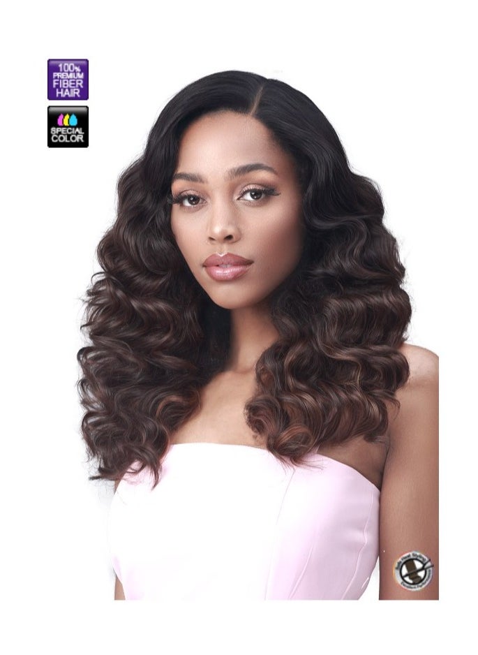 بوبي بوس بوبي بوس قسط الاصطناعية HD فروة الرأس الوهم الدانتيل العميق 13x7 "MLF475 Zuelia # HL613/627  - Image 1