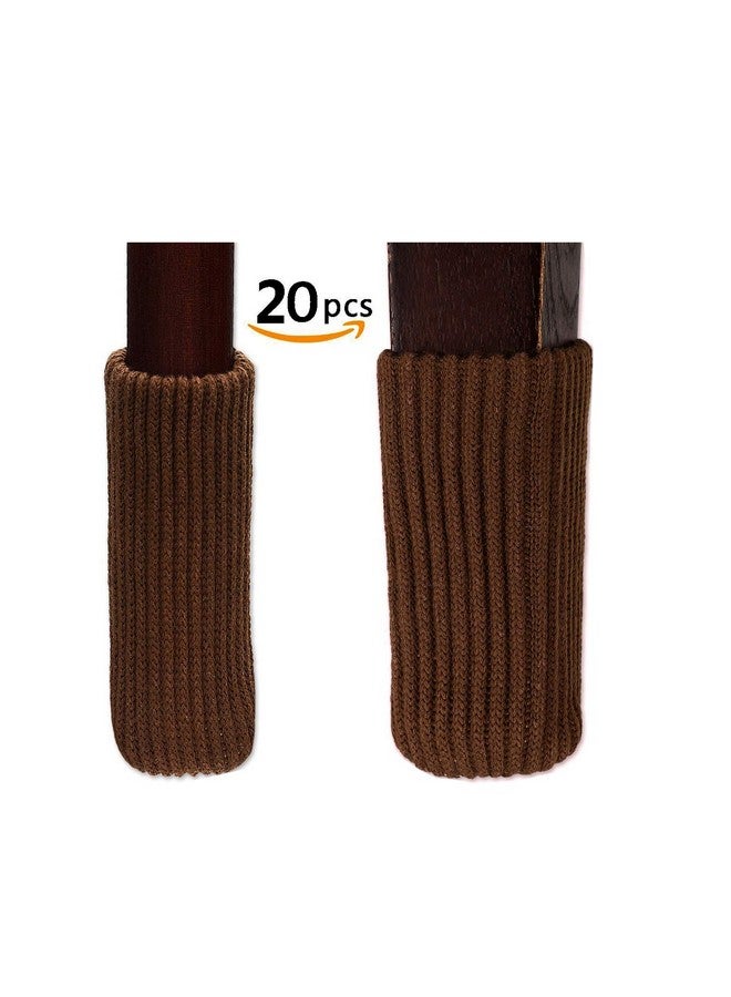 TEKEFT TEKEFT 20 pcs Knitting Wool Furniture Socks Chair Leg Socks Furniture Sliders That Protect Hardwood Floors from Scratches Socks Gifts  - Image 2