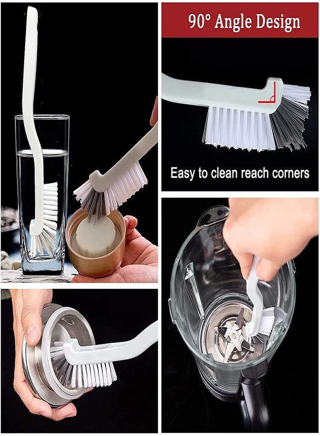 ايلان مجموعة إيلان من 10 قطع من فرش تنظيف الأطباق الصغيرة، فرشاة تنظيف المطبخ للأطباق، فرشاة تنظيف الزوايا - Image 4