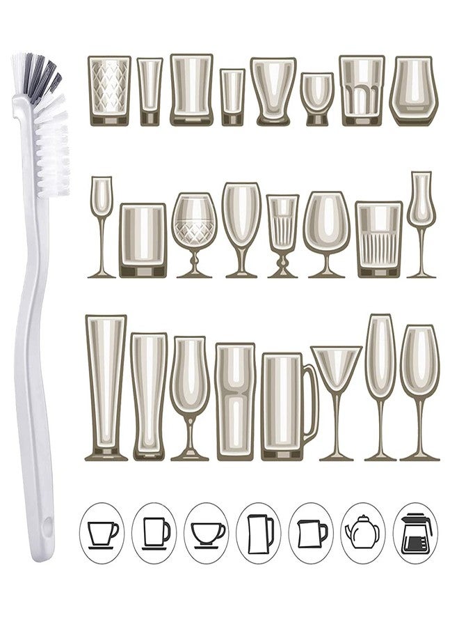 ايلان مجموعة إيلان من 10 قطع من فرش تنظيف الأطباق الصغيرة، فرشاة تنظيف المطبخ للأطباق، فرشاة تنظيف الزوايا - Image 3