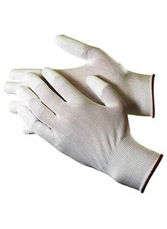 Aadvay Enterprises Aadvay Enterprises Carbon Fiber ESD AntiStatic PU Fingertip Coated Top fit NonSlip Wearable Safety Working Gloves  - Image 3
