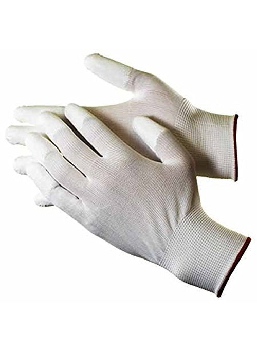 Aadvay Enterprises Aadvay Enterprises Carbon Fiber ESD AntiStatic PU Fingertip Coated Top fit NonSlip Wearable Safety Working Gloves  - Image 3