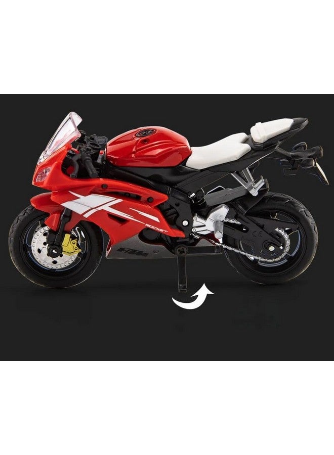 PLUSPOINT Diecast Motorcycle Toy Bike Scale Model Vehicles Alloy Simulation Superbike Also for Car Dashboard Kids,Adult - Image 2
