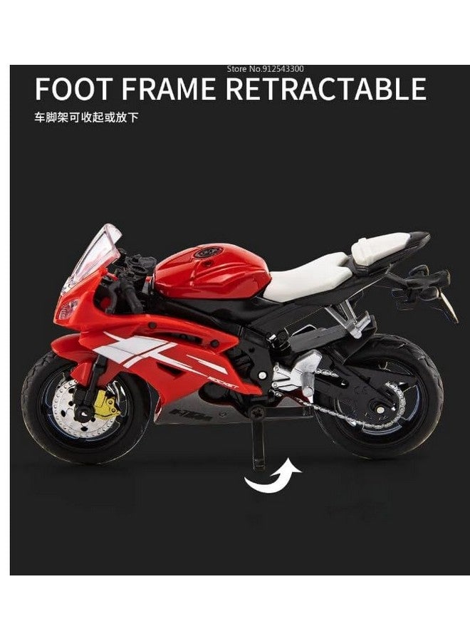 PLUSPOINT Diecast Motorcycle Toy Bike Scale Model Vehicles Alloy Simulation Superbike Also for Car Dashboard Kids,Adult - Image 3