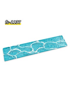 Stone Pattern Acrylic Water Ripple Keyboard Hand Rack Comfortable High Wrist Pad Creative Wrist Rack Multi-Size Dirty Resistance-Colour:420*80*10mm-Pattern:fs1137