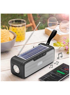 Admos Wireless Speaker with Solar Charging and LED Torch Sunker listen to music and charge your devices conveniently and sustainably  - Image 1
