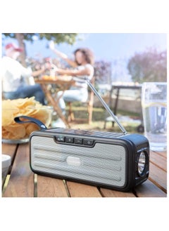 Admos Wireless Speaker with Solar Charging and LED Torch Sunker listen to music and charge your devices conveniently and sustainably  - Image 2
