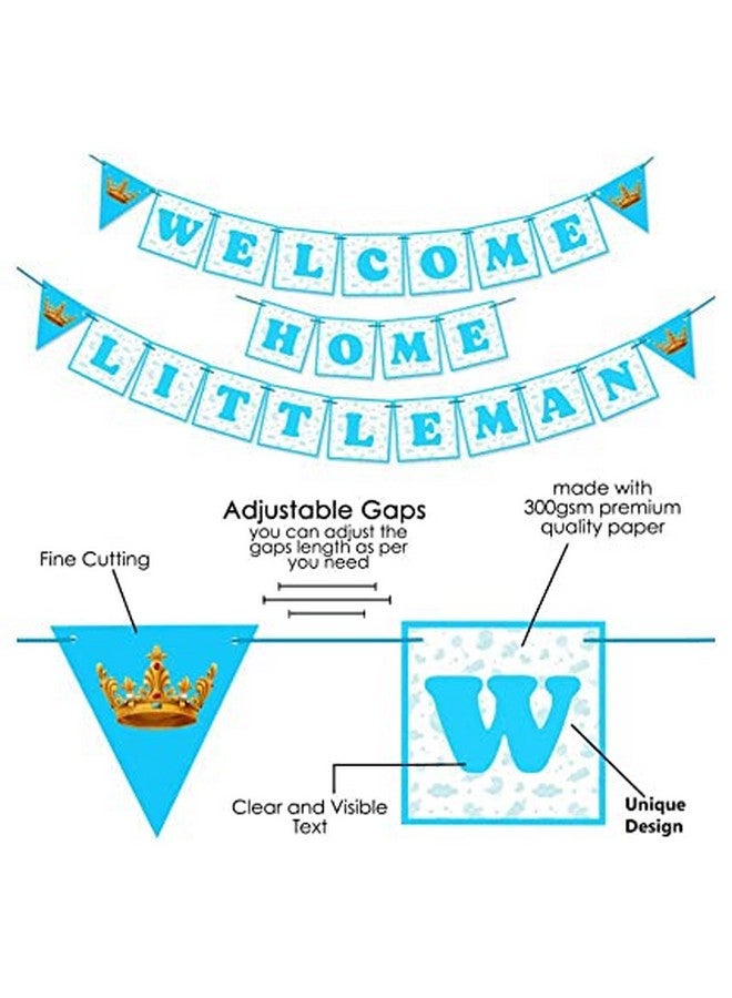 Party Propz Baby Welcome Home Decoration Kit - 43pcs With Welcome Baby Banner (cardstock) | Baby Shower Decorations | Baby Shower Decoration Items| Welcome Baby Decoration | Welcome Home Decoration - Image 4