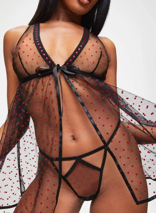 Ann Summers Ann Summers The Mesmerising Crotchless Babydoll Set
