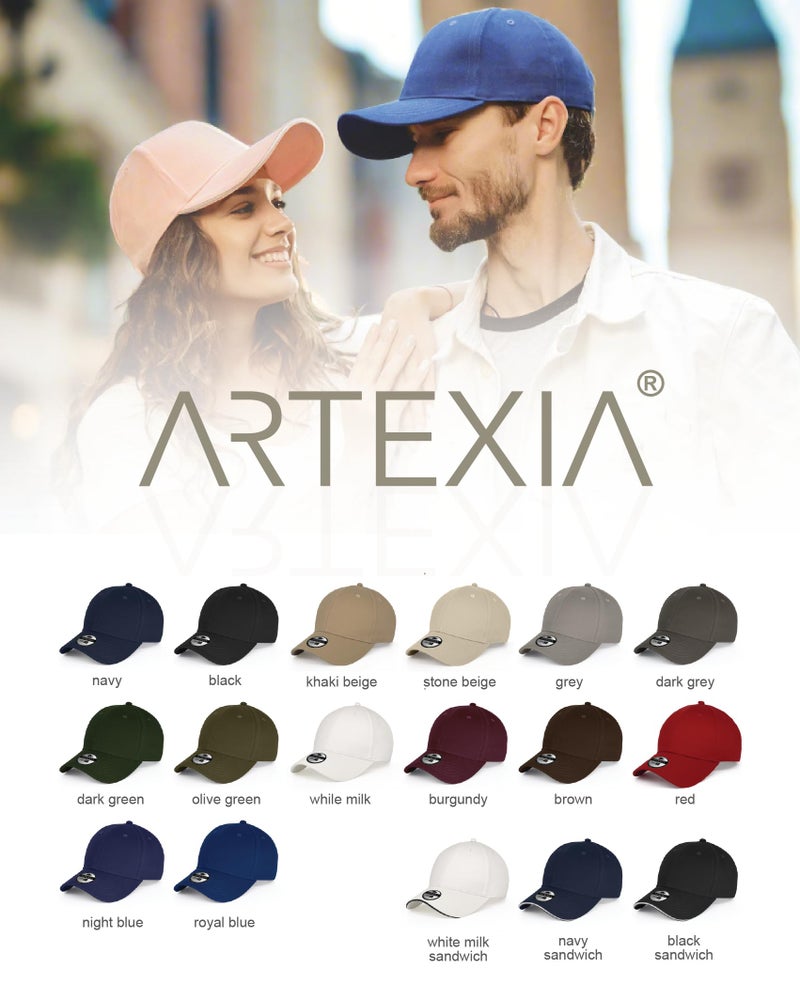 Artexia Baseball Cap 100% Cotton Hats for Men Hats for Women Cooling Performance Womens Baseball Caps Black Baseball - Image 3