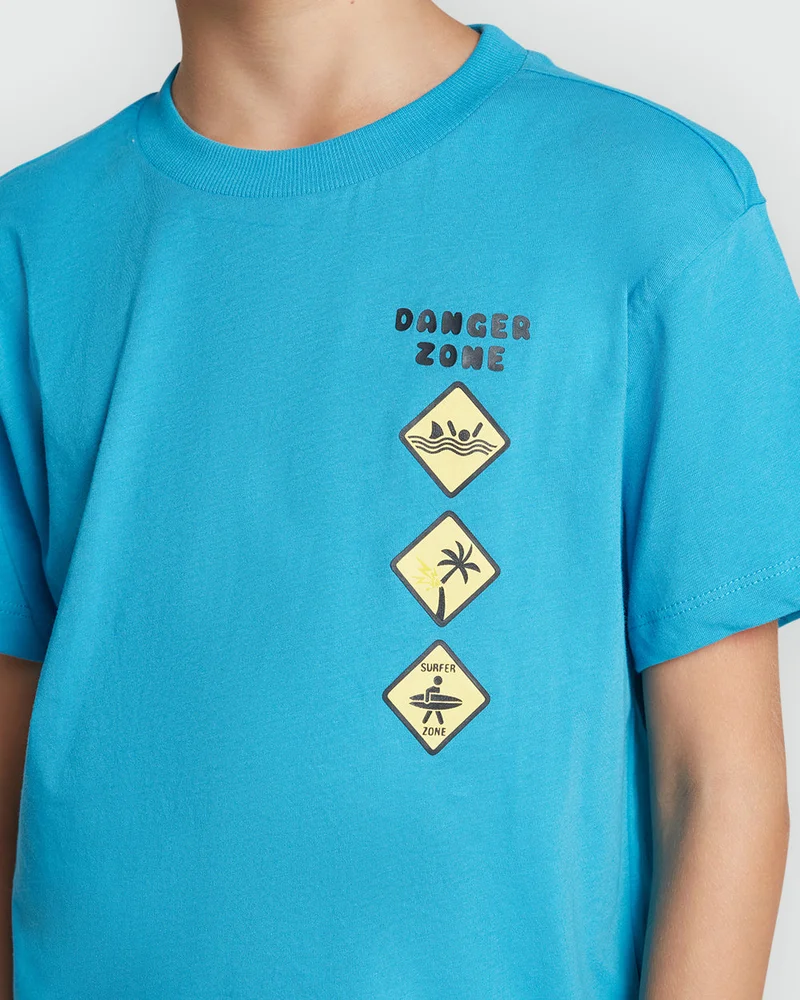 Ovs Boys' Summer Tee In Navagio Bay