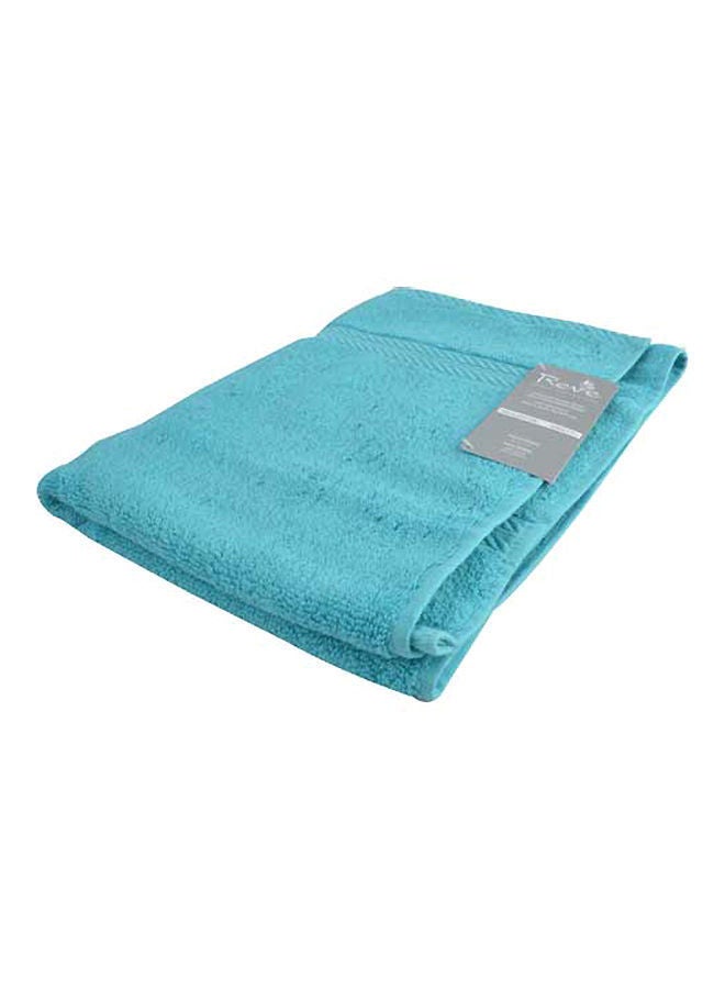 NIBEMINENT Face Towel Turquoise Lucca 50 x 100centimeter