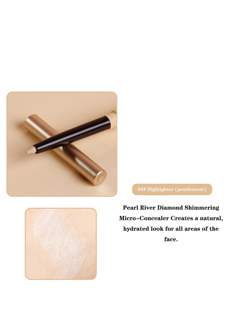 Generic Fine Concealer Silkworms Eyelids Down to Cover Dark Circles Acne Shadow Shadow Stick  - Image 2