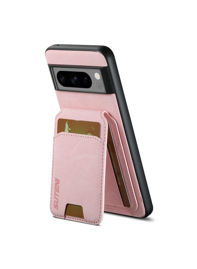Suteni Case For Google Pixel 7 Pro H02 Litchi Leather Card Wallet Stand Back Phone Case - Image 3