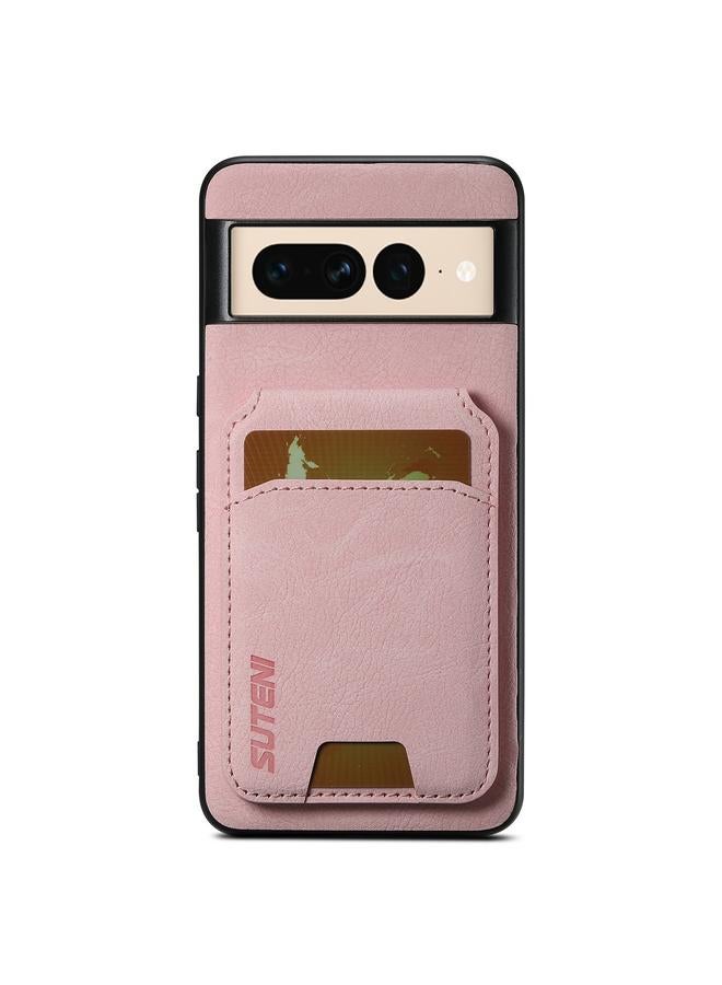 Suteni Case For Google Pixel 7 Pro H02 Litchi Leather Card Wallet Stand Back Phone Case - Image 1