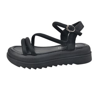 Womens thick-soled sandals 2024 Summer new Korean style fairy style buckle platform heel Roman sandals wholesale Black - pzsku/Z62C6F6F33FBA653D2EE8Z/45/1746231814/bbcfa64c-e36e-4666-9e4a-23c3540be662