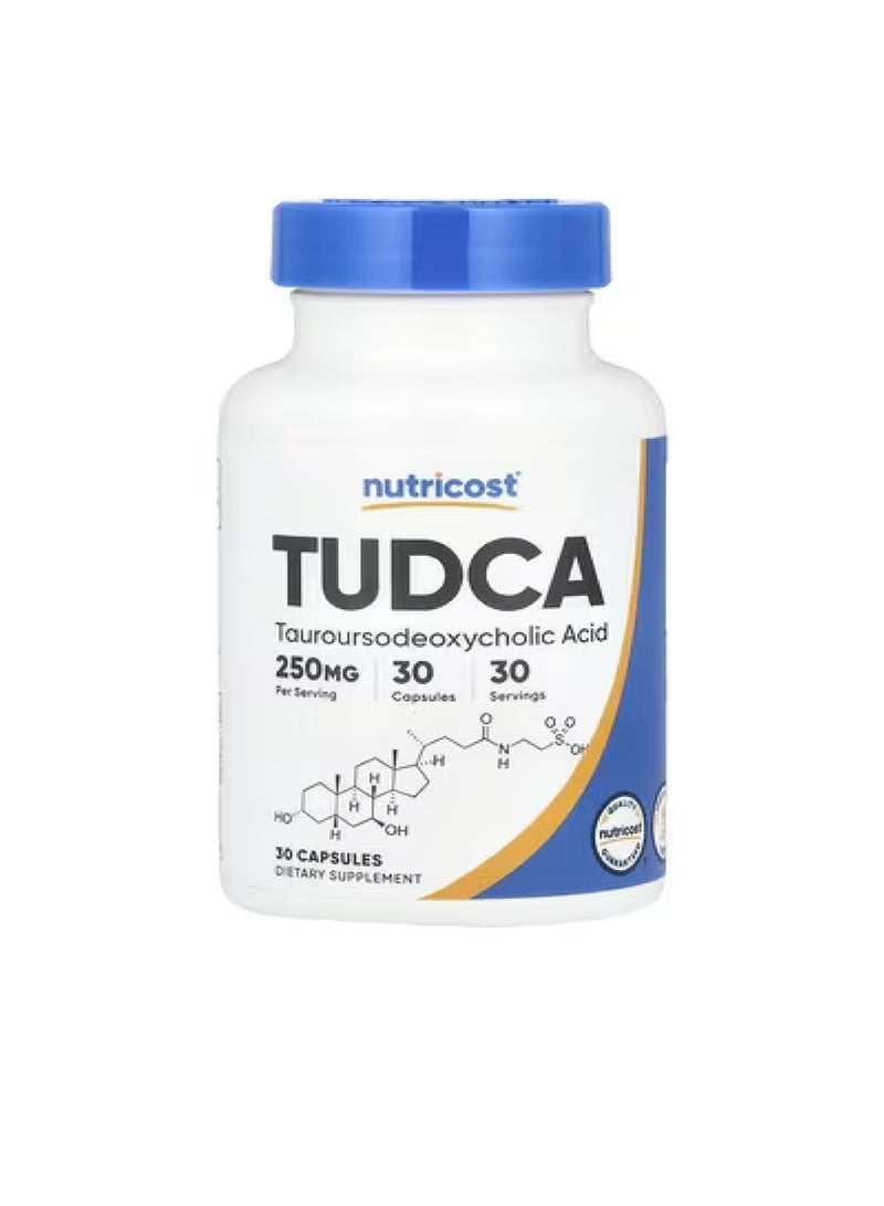 Nutricost TUDCA, 250 mg, 30 Capsules