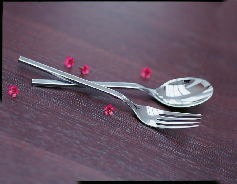 Villeroy & Boch فيليروي وبوش نيو ويف 64 قطعة أدوات مائدة تصميم عصري أنيق من الفولاذ المقاوم للصدأ 1810 خدمة لـ 12 - Image 4