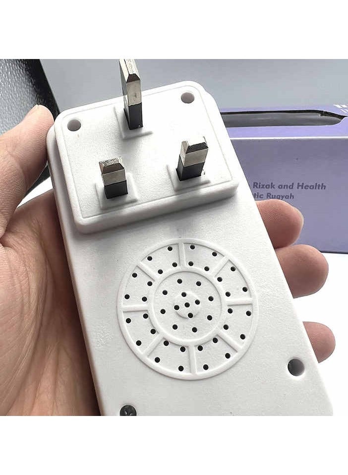 SAJADAH 5W High-Quality White Plug-in Quran Speaker, Portable and Powerful with Preloaded Quran Recitations  - Image 5