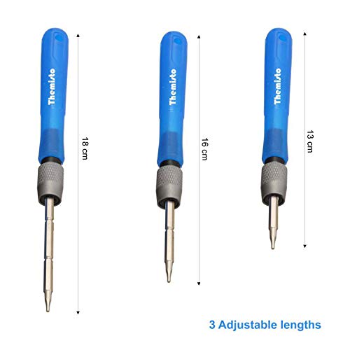 Themisto 9 IN 1 Screwdriver Tool Kit for Repairing Mobiles, PDA, Laptop with Screwheads and Tweezer - Image 3