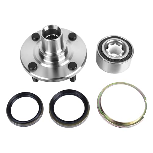 Autoround 518507 Front Wheel Bearing and Hub Assembly Fit for Chevy Prizm 1998-2002, Geo Prizm 1993-1997, Toyota Corolla 1988-2002, 4-Lug Non-ABS - Image 1