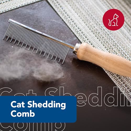Coastal Pet Safari Cat Shedding Comb - Prevents Hairballs - Daily-Use Cat Deshedding Brush - for Cats with Short and Long Hair - One Size - Image 2