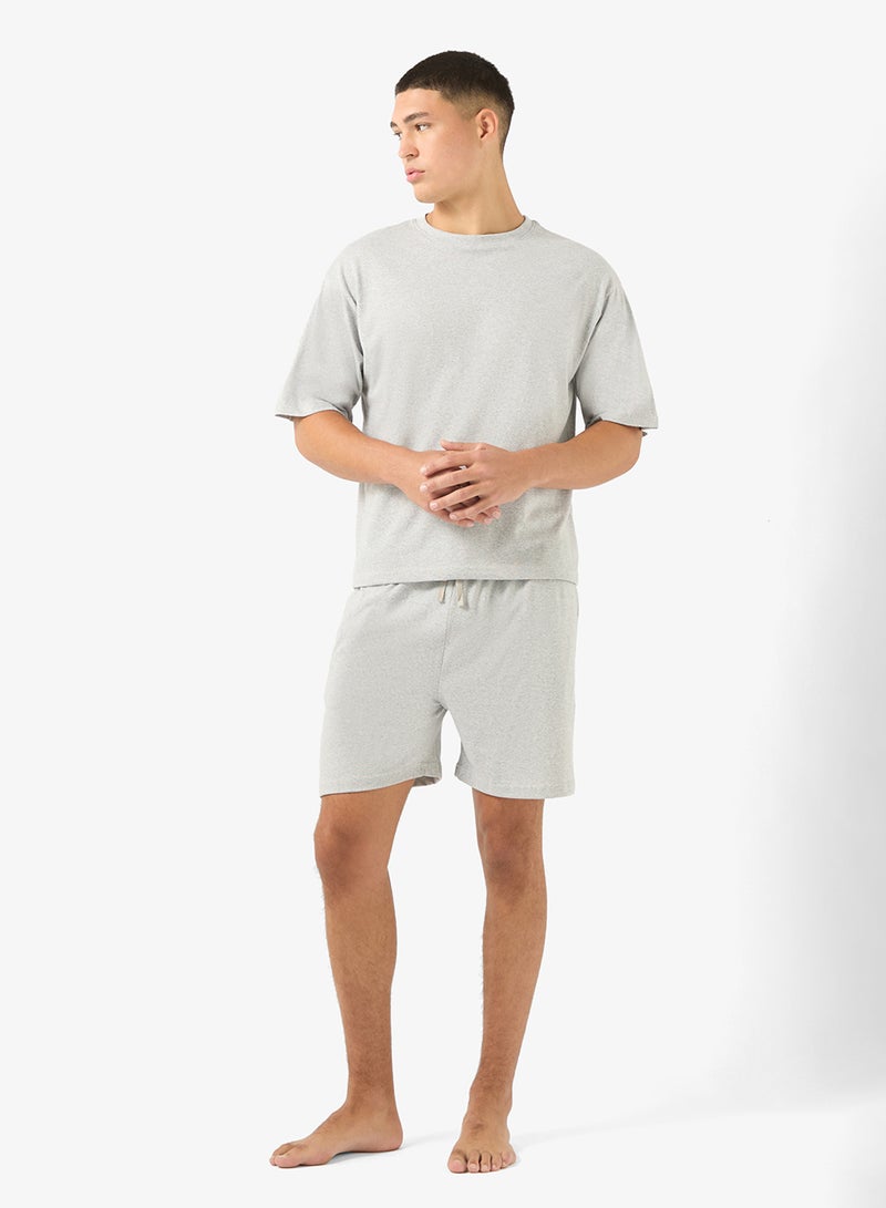 سفنتي فايف طقم بيجامة تي شيرت وشورت - Image 5