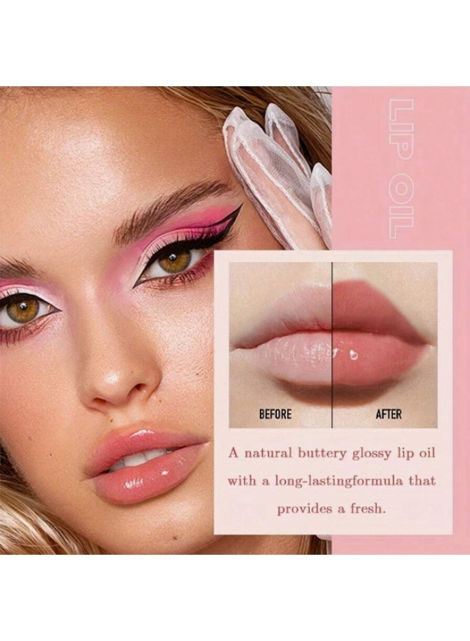 Magic 6Pcs Moisturizing Lip Gloss Set - High Pigment, Non-Sticky, Prevents Peeling and Cracking, Brightens Lip Tone - Image 3