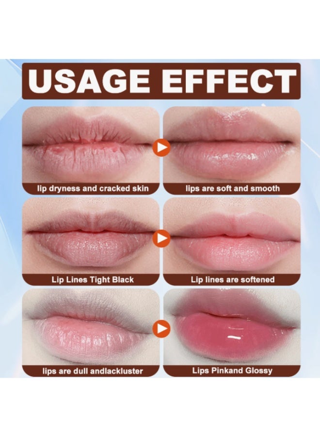 Magic 6Pcs Moisturizing Lip Gloss Set - High Pigment, Non-Sticky, Prevents Peeling and Cracking, Brightens Lip Tone - Image 5