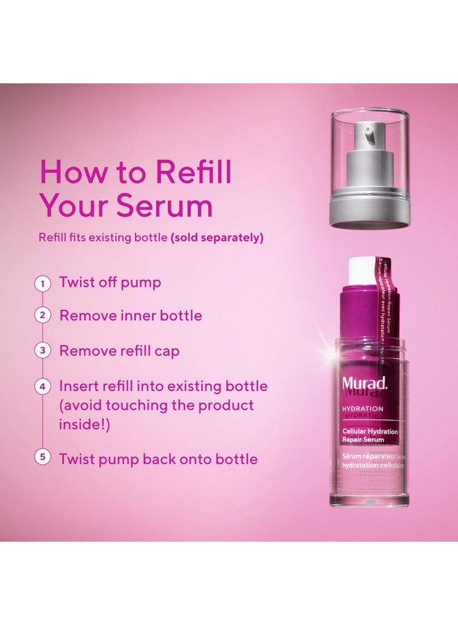 مراد سيروم إصلاح ترطيب الخلايا من موراد - سيروم مرطب للوجه يُصلح حاجز البشرة المُستنزف من الدهون - هيكسابيبتيد-9، والتوت البري، وحمض الهيالورونيك يُوفر بشرة أقوى وأكثر صحة - 1 أونصة سائلة - Image 3