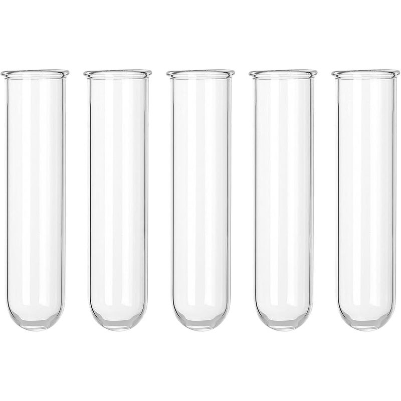 YIBOT 5-Pack Plant Propagation Tubes Compatible with 3-Tier Wall Mounted Plant Glass Containers, Mini Test Tubes for Hydroponic Plants Cutting Home Garden Office Decorative Plants. - Image 5