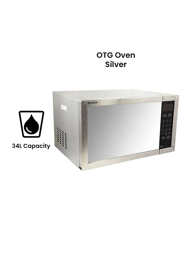 SHARP Microwave Oven 34 L R-77AT-ST Silver - Image 2