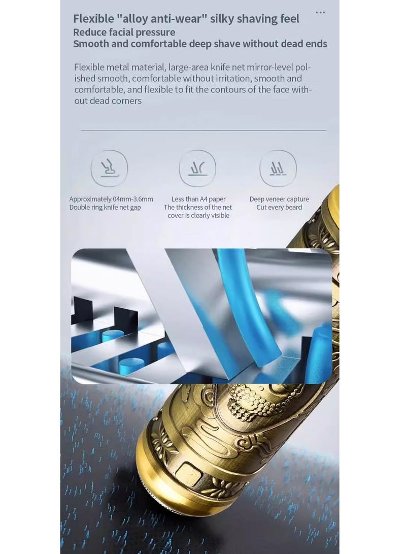 ماكينة حلاقة للرجال، ماكينة قص شعر للرجال، ماكينة حلاقة كهربائية للشعر، مجموعة أدوات العناية باللحية، ماكينة حلاقة للرجال للشعر واللحية والأذنين والوجه وشعر الأنف وشعر الإبط وما إلى ذلك. - Image 5