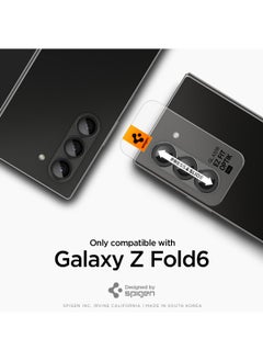 Spigen GLAStR EZ-Fit Optik PRO Samsung Galaxy Z Fold 6 Camera Lens Protector [2 PACK] - Black  - Image 2