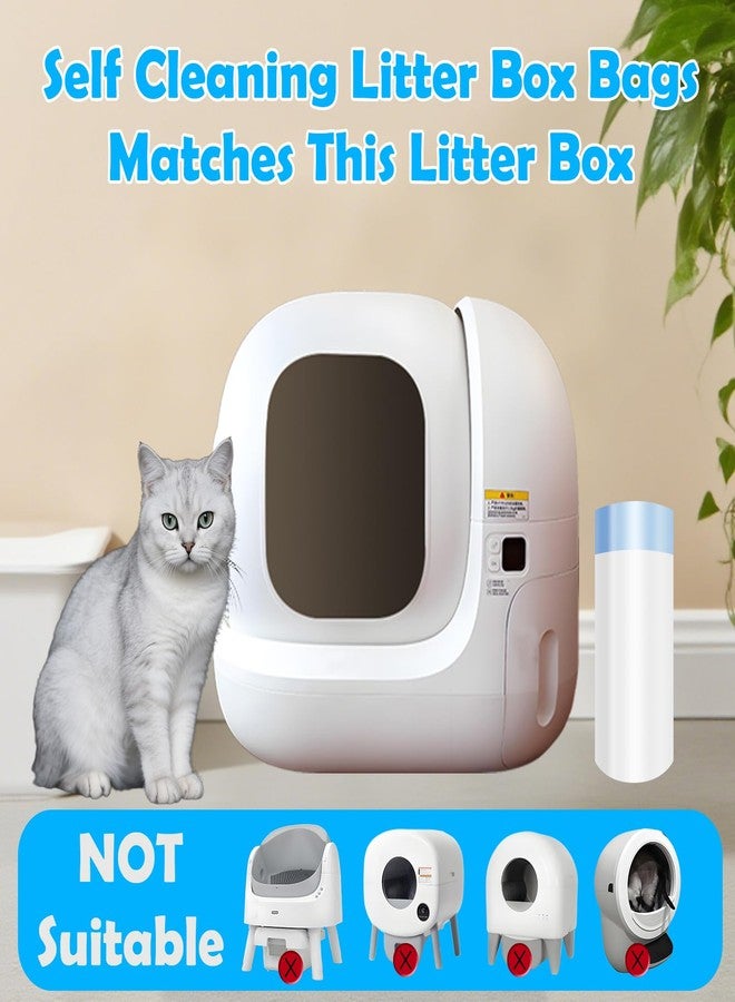 LoopTime Cat Litter Bags 120 Count, 21.65"X11.8",Self-Cleaning Cat Litter Box Liners Bags Waste Bags for Pet Poop,Thick Heavy Duty Drawstring Replacement Cat Litter Liners,Tear-Resistant - Image 3