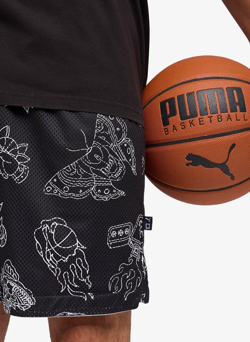 PUMA 7" Swish N' Ink Reversible Shorts - Image 3