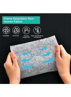 Generic Range Hood Filters Paper, Nonwoven Fabric Range Hood Replacement Filter with Adhesive Strips and Magnetic Block, Anti Oil Filter Paper for Kitchen, 46cm x 10m  - Image 5