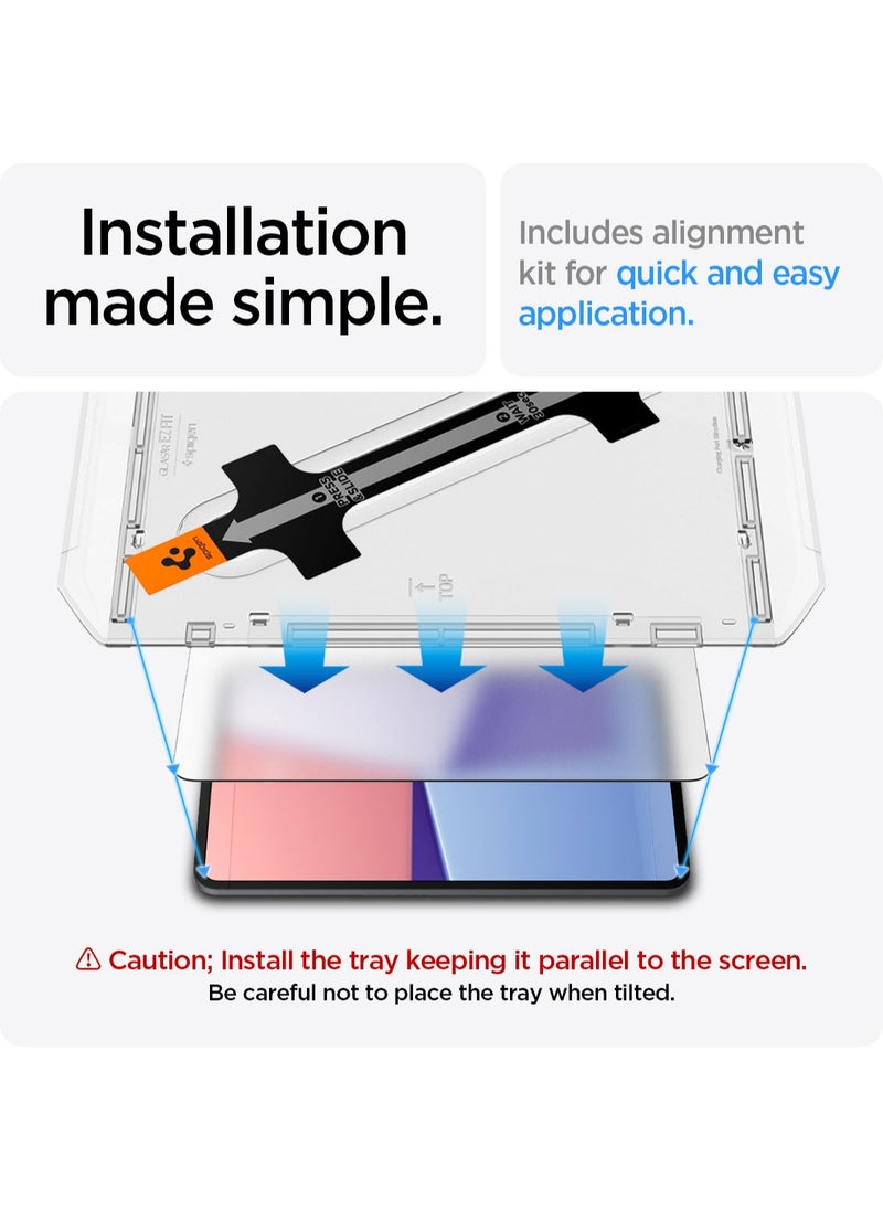 Spigen GLASTR EZ Fit for iPad PRO 13 inch M4 (2024) Screen Protector Premium Tempered Glass with Auto Align Technology - Case Friendly  - Image 3