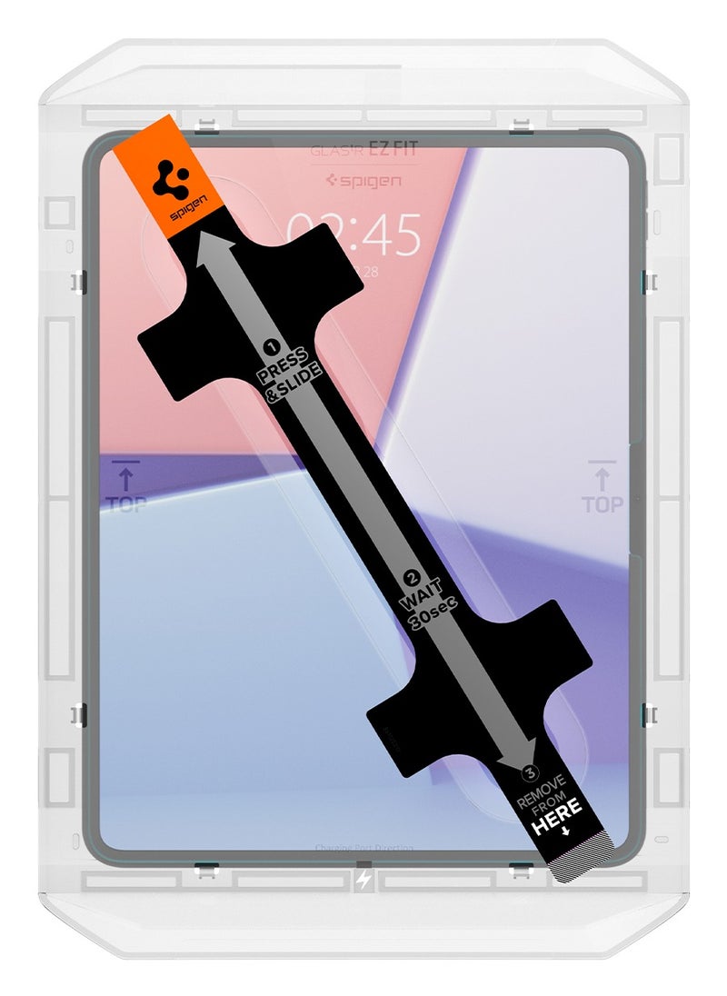 GLASTR EZ Fit for iPad PRO 13 inch M4 (2024) Screen Protector Premium Tempered Glass with Auto Align Technology - Case Friendly