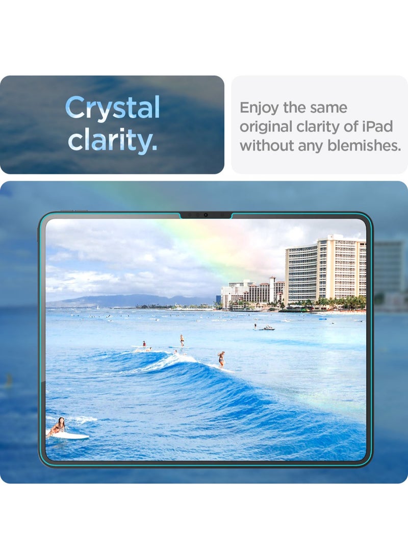 GLASTR EZ Fit for iPad PRO 13 inch M4 (2024) Screen Protector Premium Tempered Glass with Auto Align Technology - Case Friendly