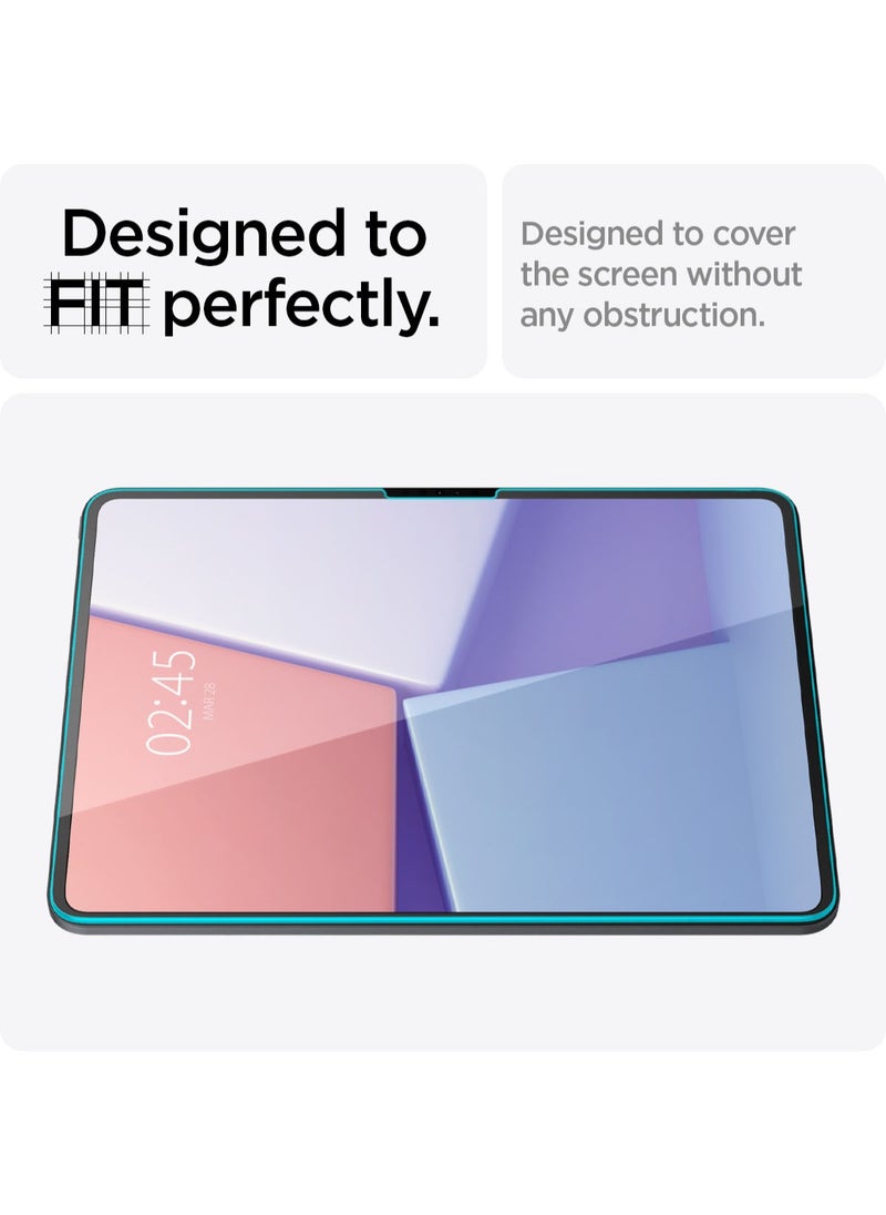 Spigen GLASTR EZ Fit for iPad PRO 13 inch M4 (2024) Screen Protector Premium Tempered Glass with Auto Align Technology - Case Friendly  - Image 5