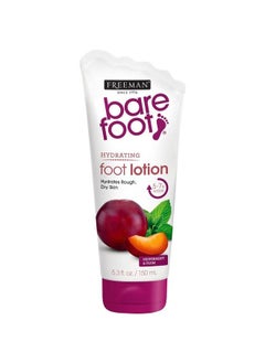 Freeman Bare Foot Hydrating Foot Lotion Peppermint & Plum 5.30 Oz  - Image 1