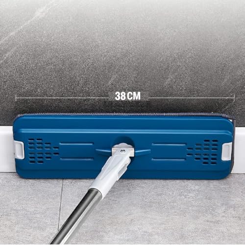 Upkaranwale Plastic Flat mop Head for Large Bucket Mop Accessory (38 CM X 12 CM) (Blue) - Image 3