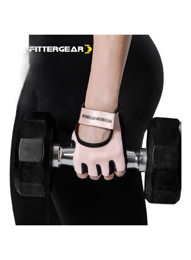 FITTERGEAR Fitness Gloves For Women, Half-Finger Breathable, For Gym Equipment Training, Dumbbell Yoga, Non-Slip And Callus-Resistant - Image 2